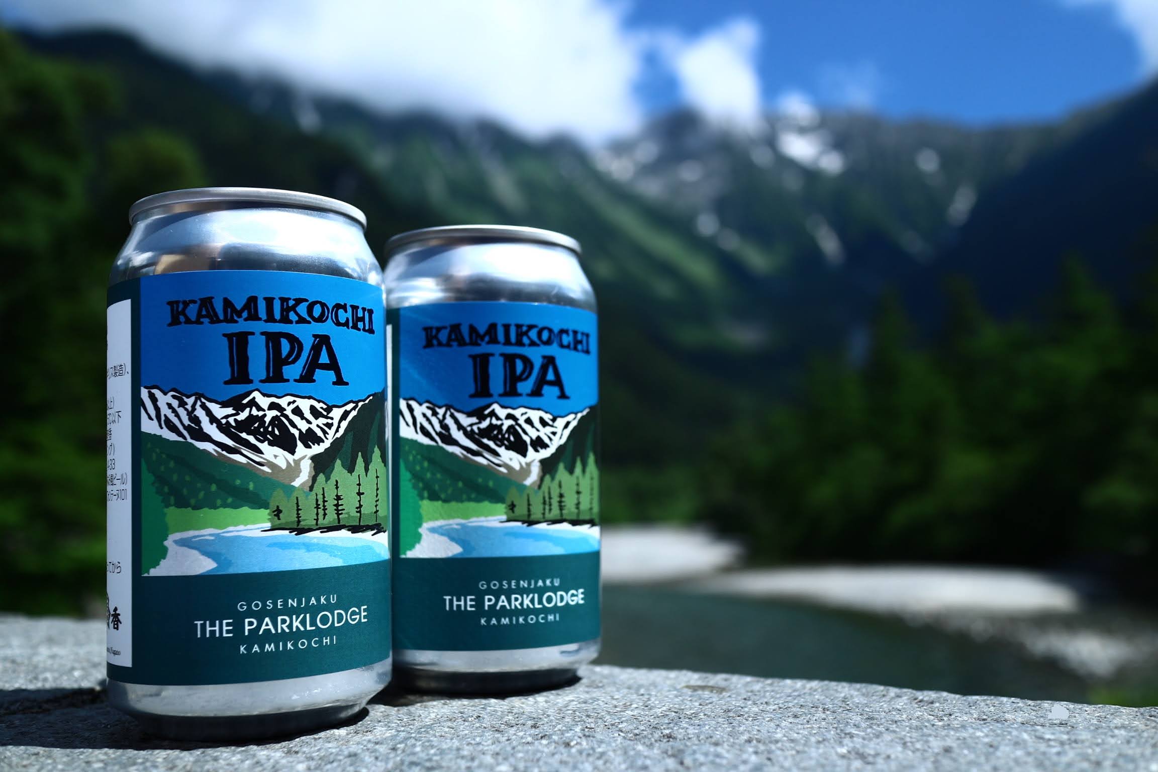 上高地IPAはTHE PARKLODGE上高地オリジナルビール。1番人気のビールです。