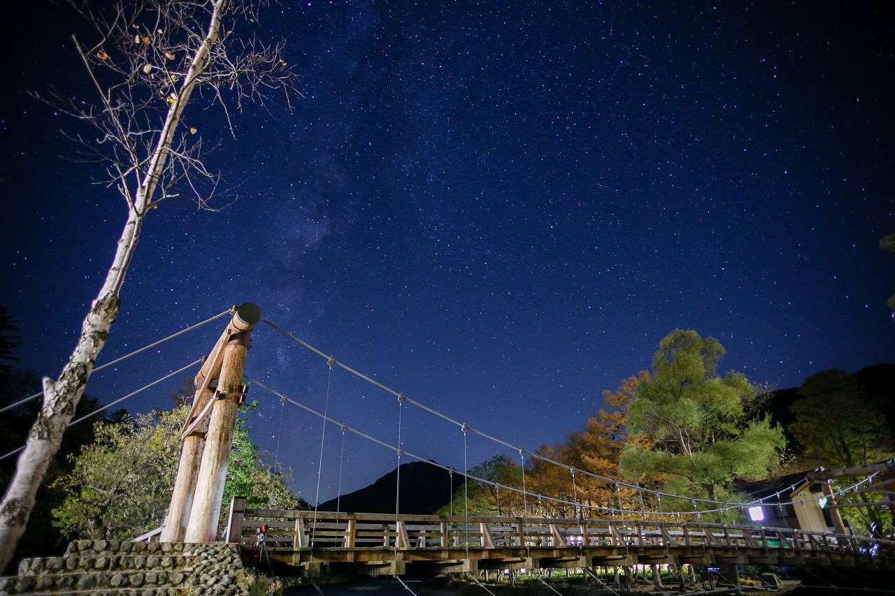 河童橋　星空