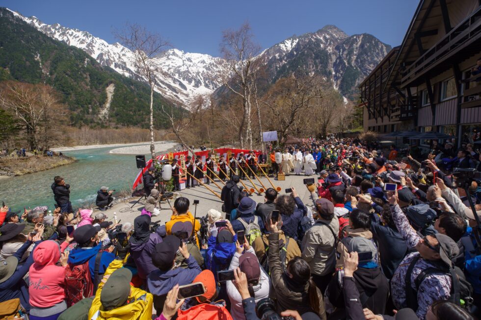 上高地　開山祭　2026年　4月　安全祈願
